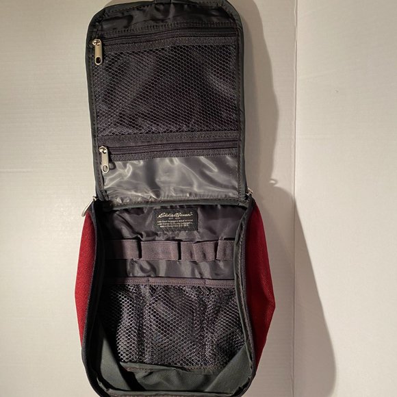 Eddie Bauer Small Toiletries Nylon Zippered Travel Bag  Unisex - Picture 4 of 8
